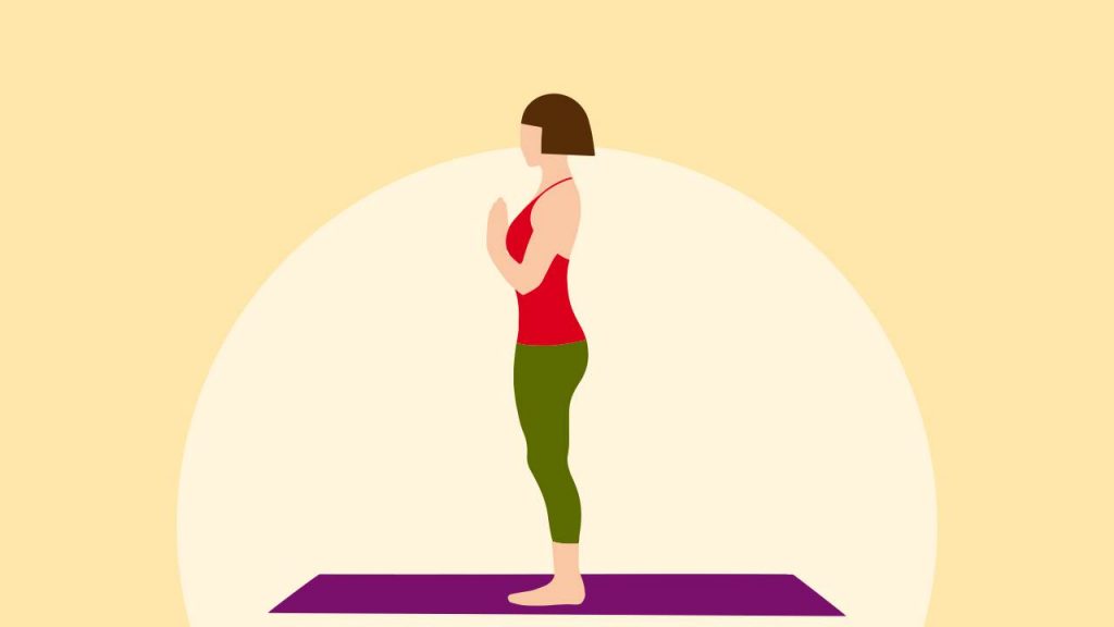 Be In Yoga - Steps to practice Ashwa Sanchalanasana (Equestrian Pose) 1.  From Vajrasana stand on your knees keeping the knees and feet together. 2.  Bring the right leg in front so