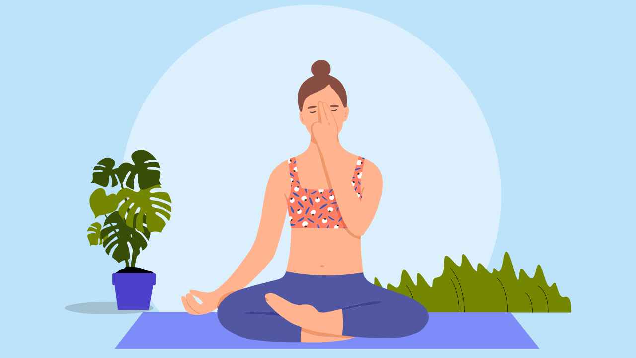 Breathing techniques in yoga
